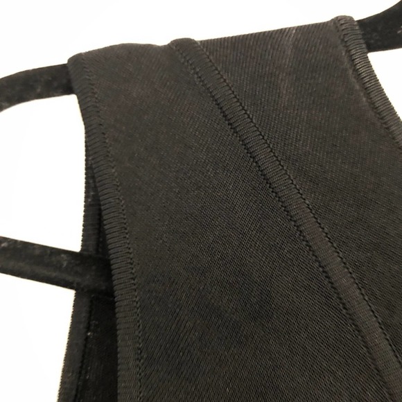 Worth New York Black Top with Fringe Detailing - Picture 14 of 16